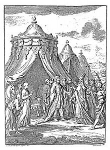 King Susenyos I of Ethiopia receives the Latin Patriarch Afonso Mendes.jpg