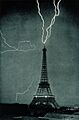 Lightning striking the Eiffel Tower - NOAA
