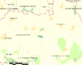 Map commune FR insee code 89285