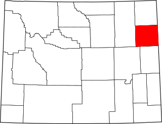 Map of Wyoming highlighting Weston County.svg