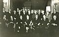 Ministros de Estado de Eduardo Frei Montalva junto a la primera dama