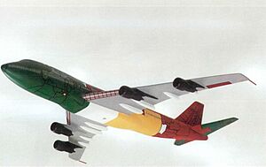 Archivo:Pan Am 103 AAIB model fuselage damage