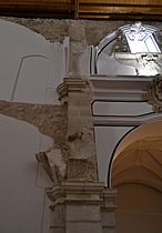 Pilastra de l'església del Socós, Xèrica