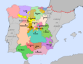 Provinces Crown of Castile 1590