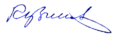 Sign of Nikolai Kuznetsov 1952