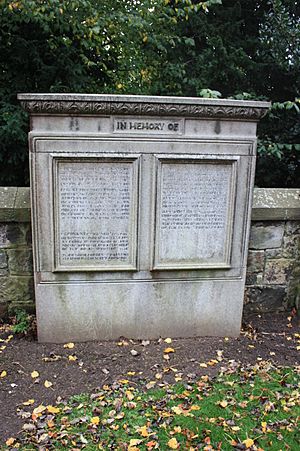 Archivo:The grave of Flora Stevenson, Dean Cemetery, Edinburgh