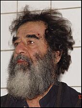Archivo:US Navy 031214-D-0000X-001 Former Iraqi leader Saddam Hussein following his capture by soldiers from the 1st Brigade Combat Team, 4th Infantry Division, in Tikrit, Iraq