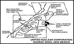 Archivo:United Nuclear Corporation EPA Church Rock map
