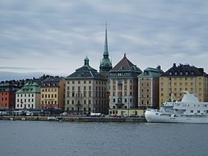 Archivo:Waterfront vista of Stockholm's Gamla stan