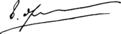 Zurab Zhvania signature (vect).svg