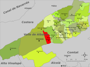 Archivo:Agullent-Mapa del Valle de Albaida