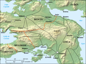 Archivo:Battle of Delium detail map-es
