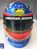 Archivo:Casco de Fernando Alonso (Minardi)