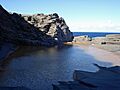 Charco salino en la costa de Arucas - panoramio