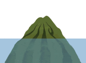 Archivo:Coral atoll formation animation