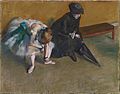 Edgar Degas - Waiting - Google Art Project