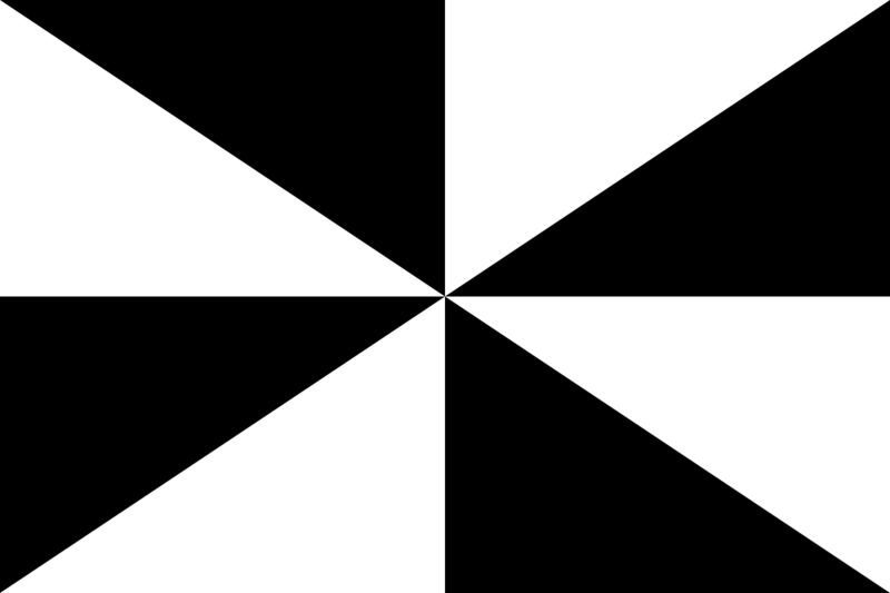 Flag of Ceuta without coa
