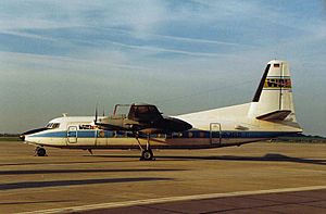 Archivo:Fokker F27 d-aeld Marcel van Leeuwen 2-2002