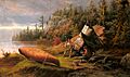 Frederick A. Verner - Ojibwa Camp, Northern Shore of Lake Huron (1873)