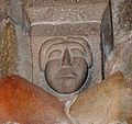 Fuensaúco - Iglesia de Nuestra Señora de los Ángeles - Bóveda del crucero - Ménsula 02