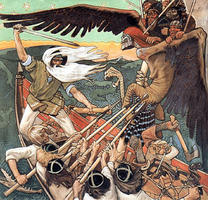Archivo:Gallen-Kallela The defence of the Sampo