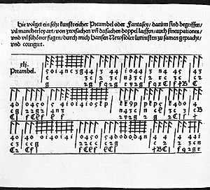 Archivo:German lute tabulature
