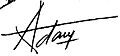 Henri-Georges Adam (signature)