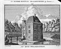 In 18e eeuw, plm.1747, gravure van N.Spilman, naar tekening J.de Beyer - Lage-Vuursche - 20128570 - RCE