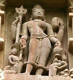 Archivo:Khajuraho Ardharnareshvar