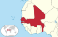 Mali Federation in its region (1959)