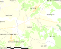Map commune FR insee code 16392