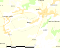 Map commune FR insee code 62669