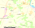 Map commune FR insee code 89113