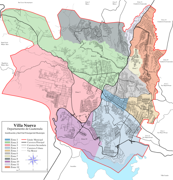 Mapa de Villa Nueva