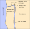 Marble hill manhattan map