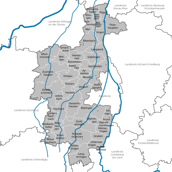 Municipalities in A