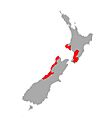 Neochanna apoda map