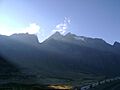 Nevado el Burro desde Yanashalla