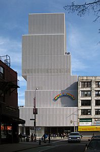 New Museum photographed from Prince Street in October 2009