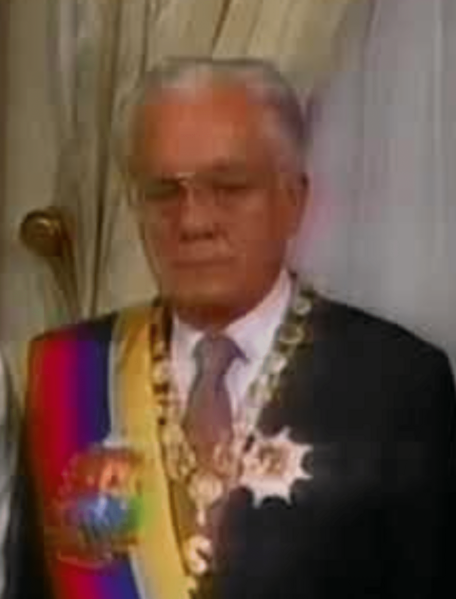 Octavio Lepage Inauguration 1993