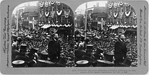 Archivo:Pennsylvania Capitol dedication with Roosevelt