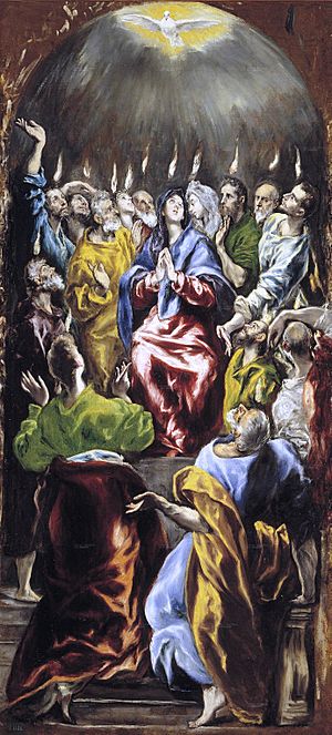 Archivo:Pentecostés (El Greco, 1597)