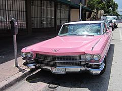 Pink 1963 Cadillac
