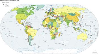 Archivo:Political map of the World (June 2003)