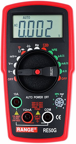 Archivo:RE50G Range Digital Mutilmeter, professional Mutilmeter