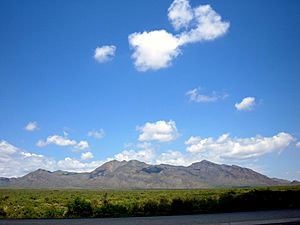 Archivo:San Andres Mountains east Las Cruces