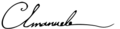 Signature of Charles Emmanuel IV of Sardinia