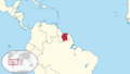 Suriname in its region