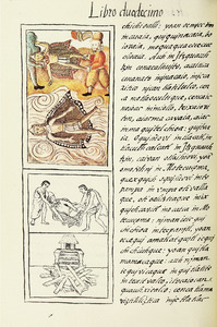 The Florentine Codex- Moctezuma's Death and Cremation 