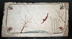 Archivo:The Tomb of the Diver - Paestum - Italy